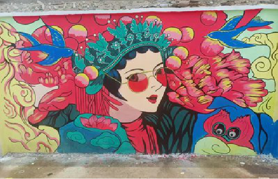 都昌墙体彩绘-网红墙