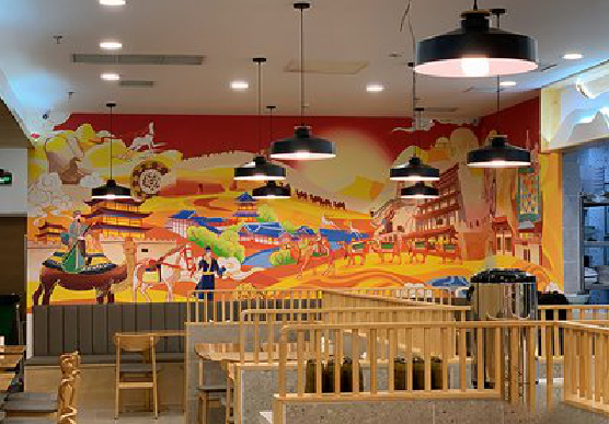 都昌商业空间彩绘介绍。