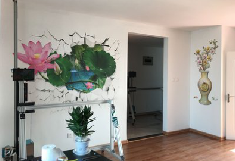 都昌墙体彩绘相比墙纸的优势。