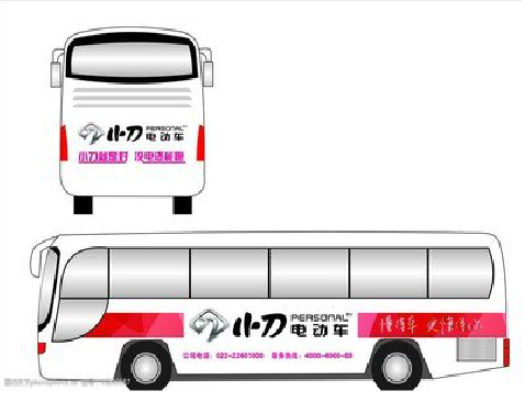 都昌公交车身贴如何完美贴合？