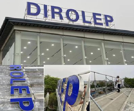 都昌楼顶发光字安装的注意事项。